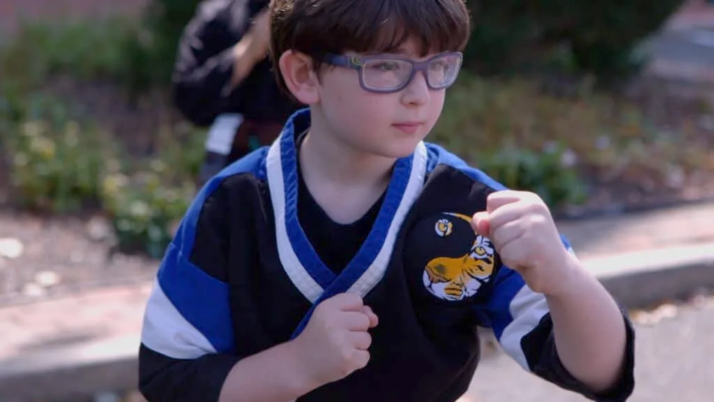 Student attending after school program